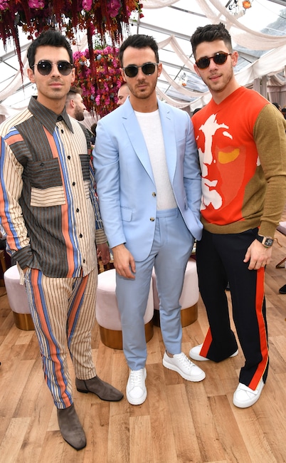 Joe Jonas, Kevin Jonas, Nick Jonas, 2020 Roc Nation brunch